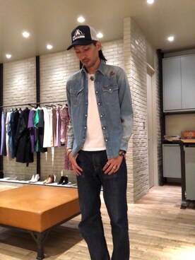 「HYSTERIC GLAMOUR（ヒステリックグラマー）のアイテム」を使った、Mitachiさん（メンズ・185cm）の秋コーディネート