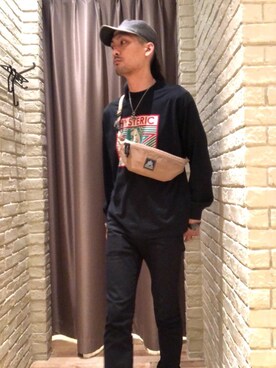 「HYSTERIC GLAMOUR（ヒステリックグラマー）のアイテム」を使った、Mitachiさん（メンズ・185cm）の秋コーディネート