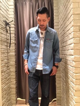 「HYSTERIC GLAMOUR（ヒステリックグラマー）のアイテム」を使った、Mitachiさん（メンズ・185cm）の秋コーディネート