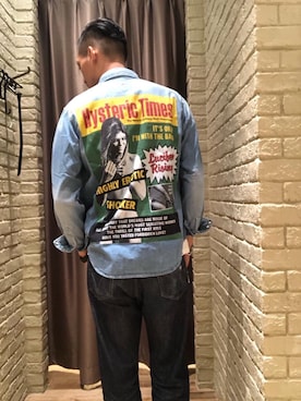 「HYSTERIC GLAMOUR（ヒステリックグラマー）のアイテム」を使った、Mitachiさん（メンズ・185cm）の秋コーディネート