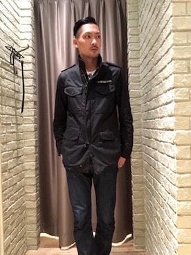 「HYSTERIC GLAMOUR（ヒステリックグラマー）のアイテム」を使った、Mitachiさん（メンズ・185cm）の秋コーディネート