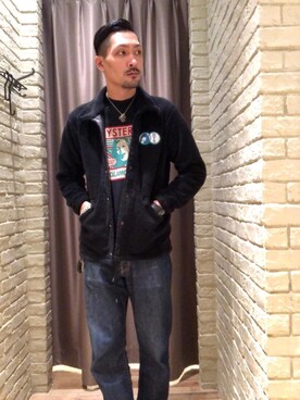 「HYSTERIC GLAMOUR（ヒステリックグラマー）のアイテム」を使った、Mitachiさん（メンズ・185cm）の秋コーディネート