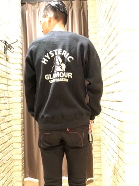 「HYSTERIC GLAMOUR（ヒステリックグラマー）のアイテム」を使った、Mitachiさん（メンズ・185cm）の秋コーディネート