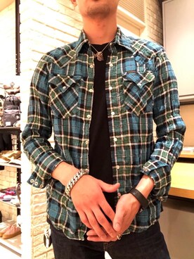 「HYSTERIC GLAMOUR（ヒステリックグラマー）のアイテム」を使った、Mitachiさん（メンズ・185cm）の秋コーディネート