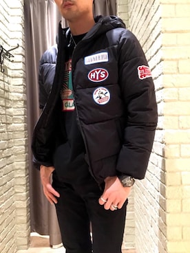 「HYSTERIC GLAMOUR（ヒステリックグラマー）のアイテム」を使った、Mitachiさん（メンズ・185cm）の秋コーディネート