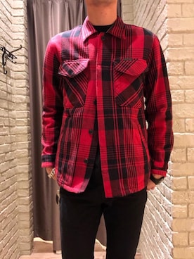 「HYSTERIC GLAMOUR（ヒステリックグラマー）のアイテム」を使った、Mitachiさん（メンズ・185cm）の秋コーディネート