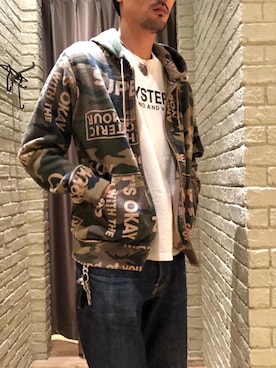 「HYSTERIC GLAMOUR（ヒステリックグラマー）のアイテム」を使った、Mitachiさん（メンズ・185cm）の秋コーディネート