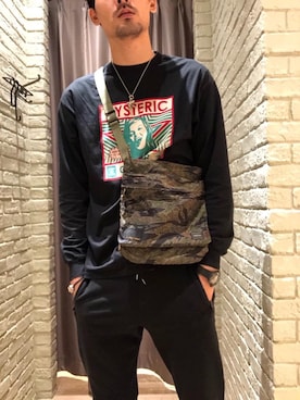 「HYSTERIC GLAMOUR（ヒステリックグラマー）のアイテム」を使った、Mitachiさん（メンズ・185cm）の冬コーディネート