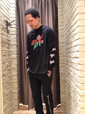 「HYSTERIC GLAMOUR（ヒステリックグラマー）のアイテム」を使った、Mitachiさん（メンズ・185cm）の冬コーディネート