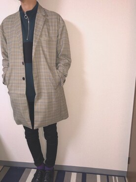 「RAGEBLUE（レイジブルー）のアイテム（その他トップス）」を使った、KOTARO.さん（メンズ・182cm）の秋コーディネート