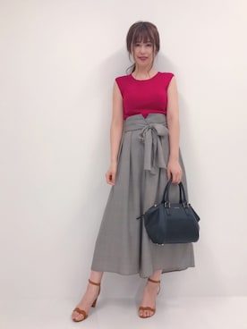 「JILL STUART（ジルスチュアート）のアイテム」を使った、nanami_さん（レディース・158cm）の夏コーディネート