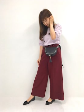 「アイテム（ボディバッグ/ウエストポーチ）」を使った、nanami_さん（レディース・158cm）の夏コーディネート