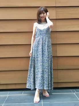 「158cm」｜「アイテム（ワンピース/ドレス）」を使った、nanami_さん（レディース・158cm）の夏コーディネート