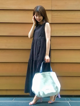 「158cm」｜「アイテム（ワンピース/ドレス）」を使った、nanami_さん（レディース・158cm）の夏コーディネート