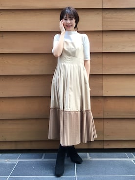 「158cm」｜「アイテム（ワンピース/ドレス）」を使った、nanami_さん（レディース・158cm）の夏コーディネート