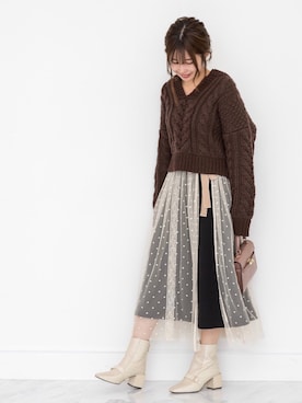 nanami_さん(レディース・158cm)の秋コーディネート