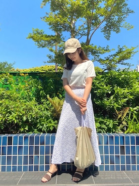 「ナロースカート」｜nanami_さん（レディース・158cm）の春コーディネート