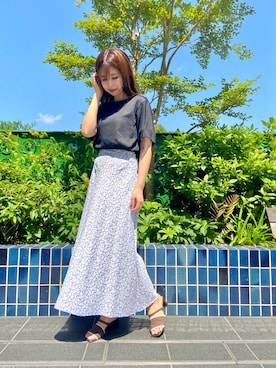 「ナロースカート」｜nanami_さん（レディース・158cm）の春コーディネート