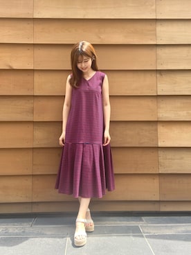 nanami_さん（レディース・158cm）の夏コーディネート