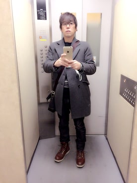 「MICHEL KLEIN（ミッシェル・クラン）のアイテム（ジャケット/アウター）」を使った、NO NAMEさん（メンズ・168cm）の春コーディネート