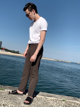 二見 吉彦さん(メンズ・171cm)の夏コーディネート