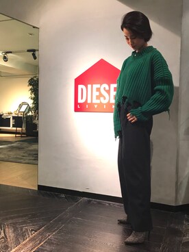 miho kobayakawaさん（レディース・160cm）の冬コーディネート