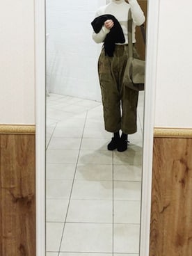 「カンフーシューズ」｜yumi さん（レディース・158cm）の春コーディネート