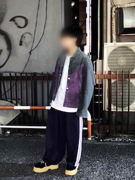 「SASQUATCHfabrix.（サスクワァッチファブリックス）のアイテム」を使った、maryuさん（メンズ・167cm）の春コーディネート