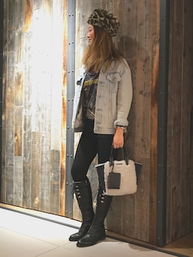 maki kumashiroさん(レディース・163cm)の秋コーディネート