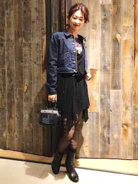 maki kumashiroさん（レディース・163cm）の冬コーディネート