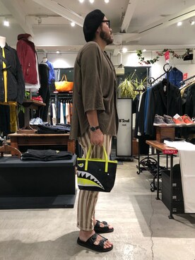 胸毛王子さん（メンズ・181cm）の夏コーディネート