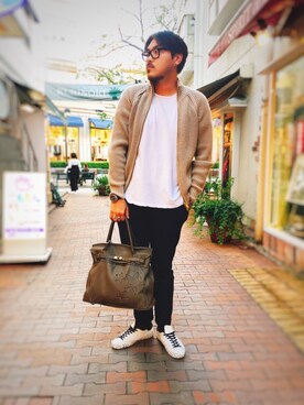 胸毛王子さん（メンズ・181cm）の秋コーディネート