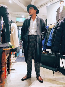 胸毛王子さん（メンズ・181cm）の秋コーディネート