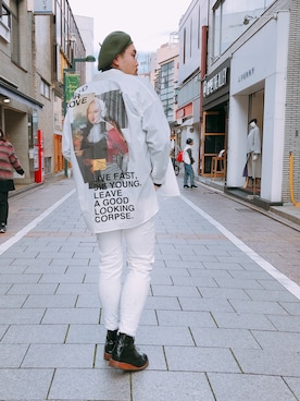 胸毛王子さん（メンズ・181cm）の冬コーディネート