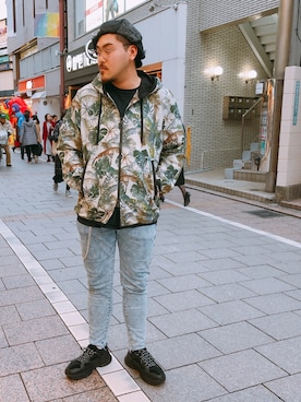 胸毛王子さん(メンズ・181cm)の冬コーディネート