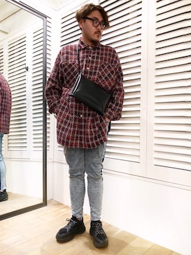 胸毛王子さん(メンズ・181cm)の冬コーディネート