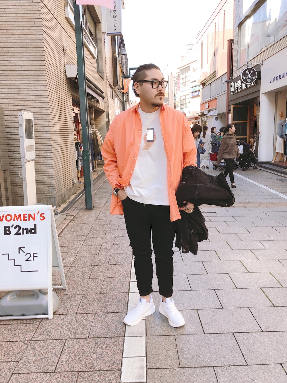 シャツ/ブラウスを使った「サーモンピンク」のメンズ人気ファッション 