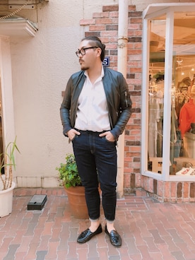 胸毛王子さん(メンズ・181cm)の春コーディネート