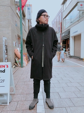 「OURET（オーレット）のアイテム（ジャケット/アウター）」を使った、胸毛王子さん（メンズ・181cm）の秋コーディネート