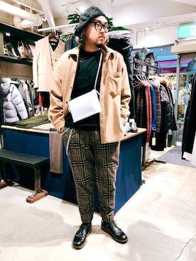 胸毛王子さん（メンズ・181cm）の秋コーディネート