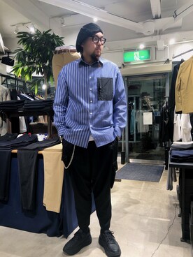 胸毛王子さん（メンズ・181cm）の春コーディネート