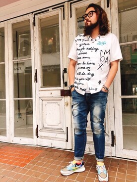 胸毛王子さん（メンズ・182cm）の夏コーディネート