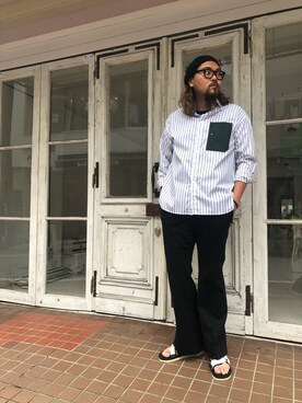 胸毛王子さん（メンズ・182cm）の夏コーディネート