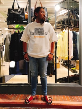 胸毛王子さん（メンズ・182cm）の夏コーディネート