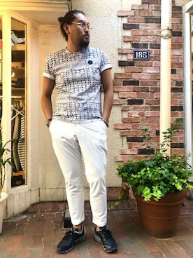 胸毛王子さん（メンズ・182cm）の夏コーディネート