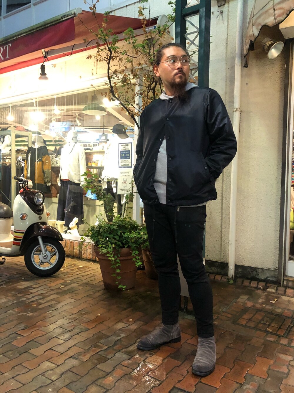 LARDINI White Mountaineeringノーカラージャケット LARDINI White Mountaineeringノーカラージャケット LARDINI