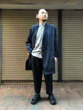 胸毛王子さん(メンズ・182cm)の冬コーディネート