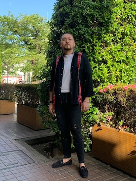 胸毛王子さん(メンズ・182cm)の春コーディネート