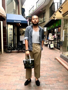 チノパンツを使った 自由が丘 のメンズ人気ファッションコーディネート Wear
