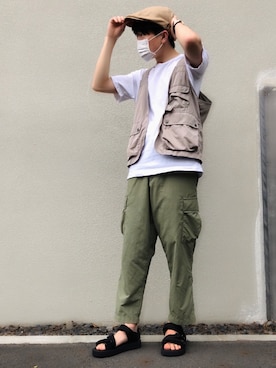 かぞぞう☺︎🐘さん（メンズ・168cm）の夏コーディネート